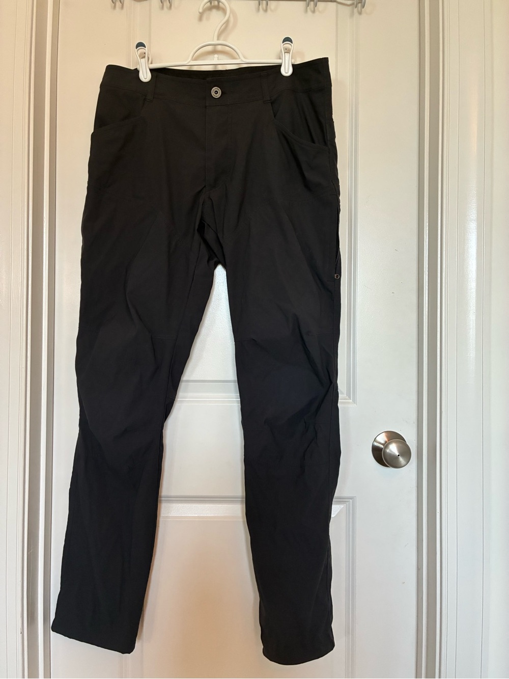 Men's Black Stretch Casual Pants